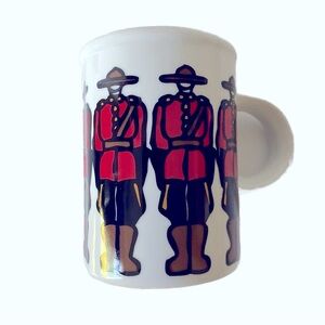 Vintage Marc Tetro, Danesco, Royal Canadian Mounted Police Mug